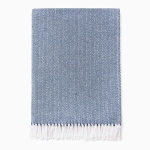 SFERRA Celine Throw Navy & White